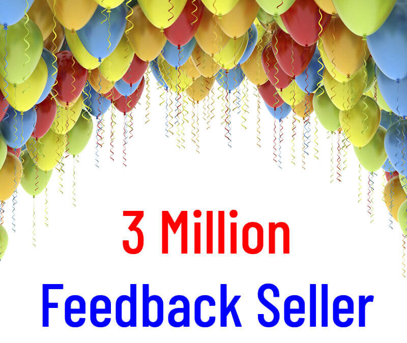 First UK seller to reach 3 million feedback – congratulations Babzmedia